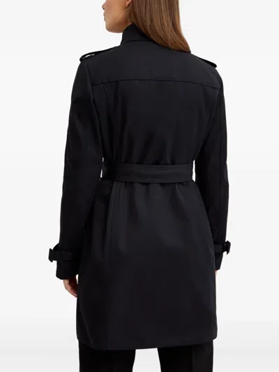 Fay Belted Coat In Black