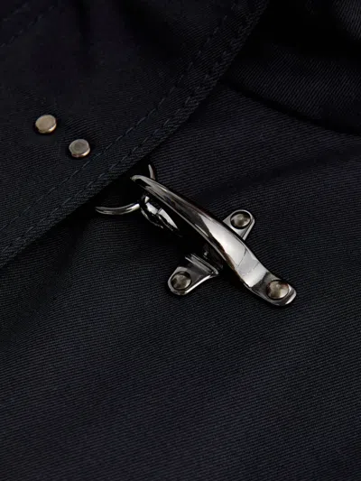 Fay Belted Coat In Black