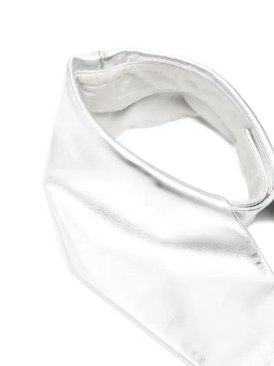 Mitiliane Couture Ring Leather Tie In White
