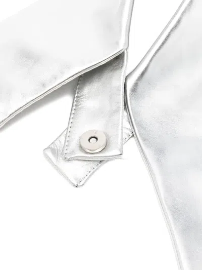 Mitiliane Couture Ring Leather Tie In White