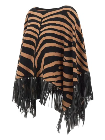 Liu •jo Cape Liu Jo Woman Color Multicolor In Brown