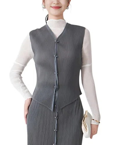 Linda Charm Vest In Gray