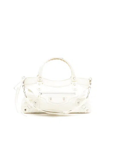 Balenciaga First Bag In White