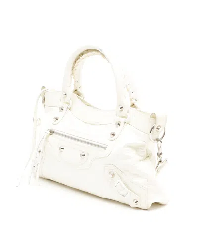Balenciaga First Bag In White