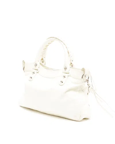 Balenciaga First Bag In White