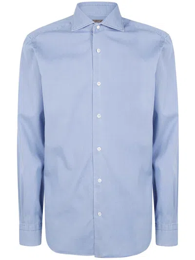 Barba Napoli Barba Light Denim Shirt Clothing In Blue