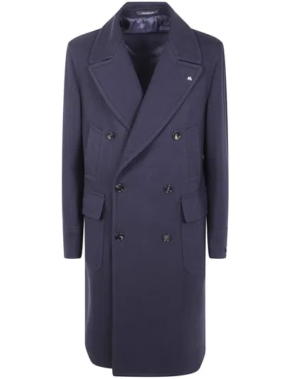 Tagliatore Sherry Wool Coat In Blue