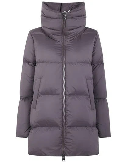 Herno Bottega Veneta Cotton Short Sleeve Sweater In Gray