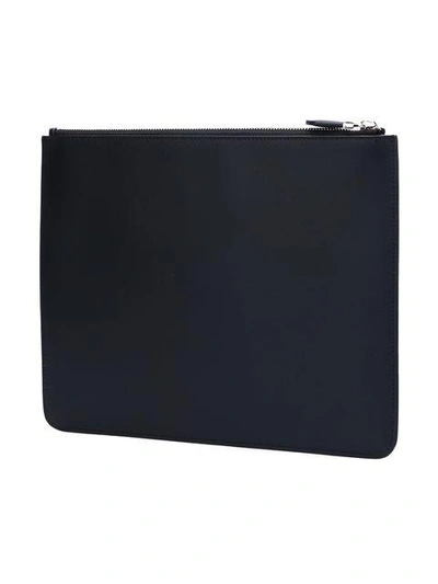 Givenchy Skull And Crossbones Printed Pouch In Black