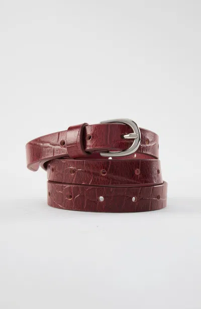 Jjill J.jill Nora Belt In Burgundy