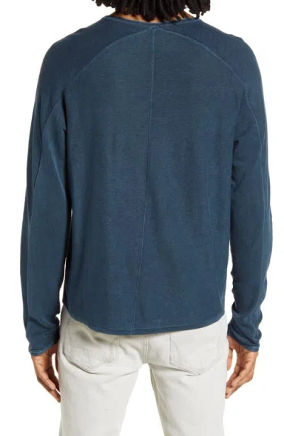 Rag & Bone Clayton Crewneck Sweater In Blue