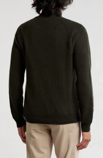 Amicale Rib Cashmere Pullover In Black