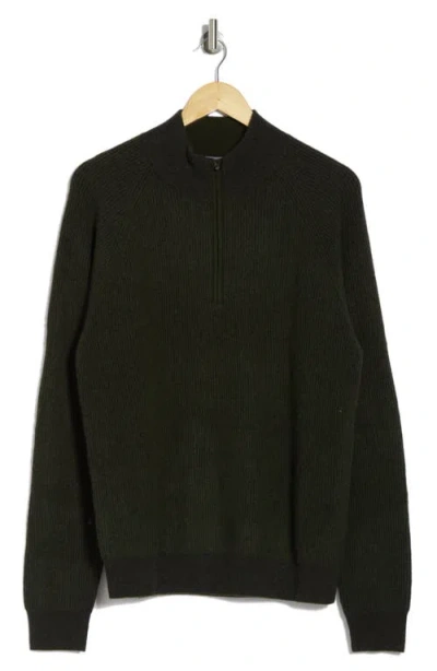 Amicale Rib Cashmere Pullover In Black
