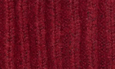 Melrose And Market Faux Fur Pompom Beanie In Red