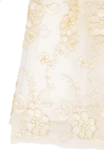 Rare Editions Kids' Mixed Media Party Dress In Black