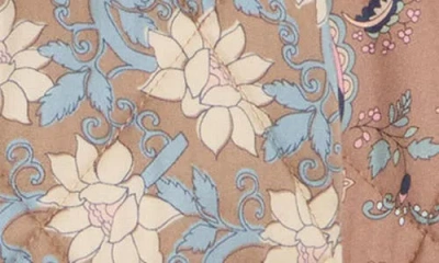 Blanknyc Bloom Bash Quilted Bomber Jacket In Multi