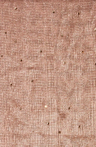 Vince Camuto Lurex Wrap Scarf In Brown