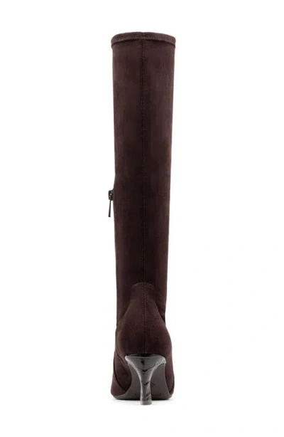 Donald Pliner Kitten Heel Knee High Boot In Brown