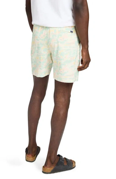 Faherty Shorelite Performance Swim Trunks In White
