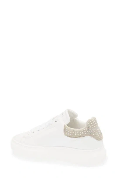 Valentino By Mario Valentino Fresia Sparkling Sneaker In White