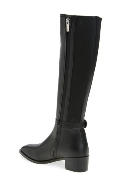 Aquatalia Claudette Water Resistant Knee High Boot In Black