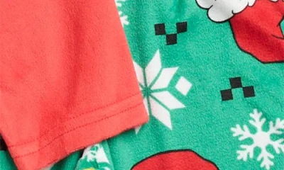 Komar Kids' The Grinch Merry Grinchmas Two-piece Pajamas & Socks Set In Multi