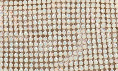 Jessica Mcclintock Julian Rhinestone Hobo Bag In Brown