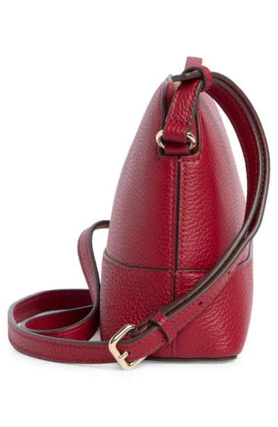 Kate Spade New York Southport Ave Hannah Leather Crossbody Bag In Burgundy