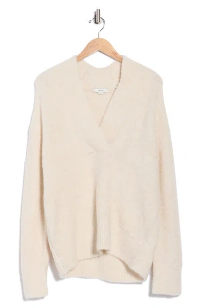 Vince Shawl Sweater In Neutral