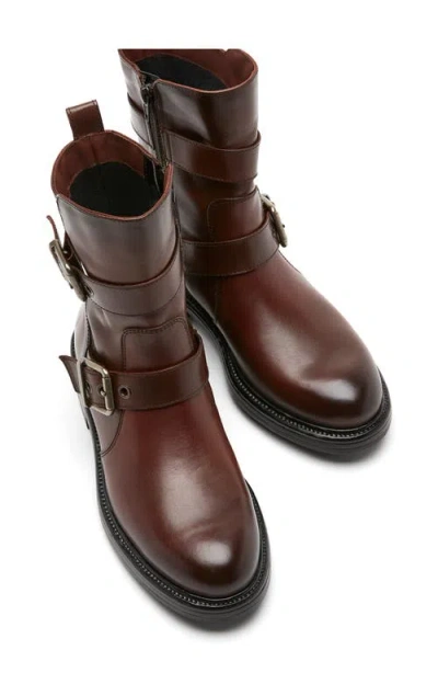 La Canadienne Wise Waterproof Leather Lug Sole Boot In Brown