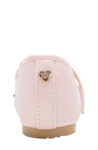 Bebe Kids' Embellished Charm Mary Jane Flat In Pink