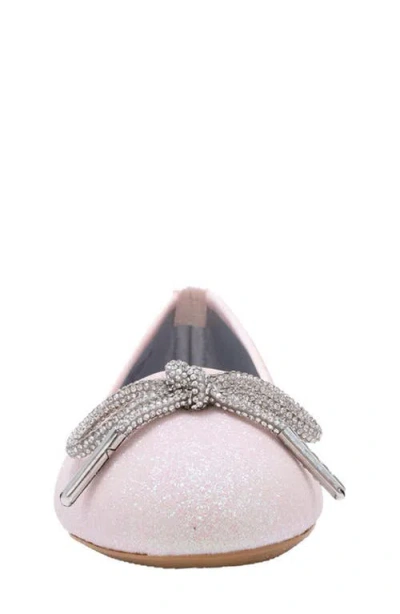 Bebe Kids' Glitter Ballet Flat In Pink