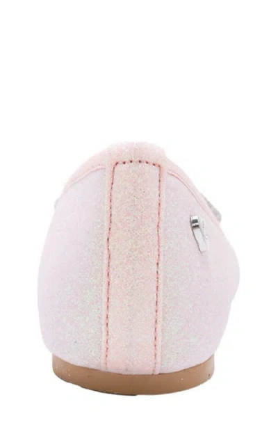 Bebe Kids' Glitter Ballet Flat In Pink