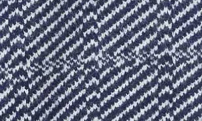 Blu Pepper Split Johnny Collar Sweater In Blue