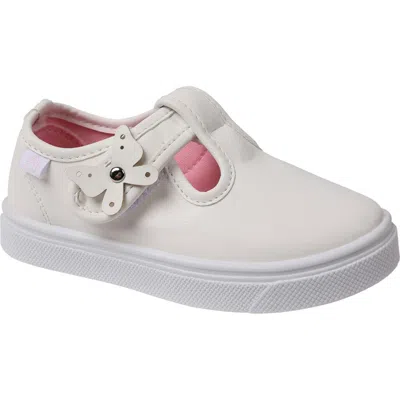 Oomphies Kids' Olivia Butterfly Sneaker In White