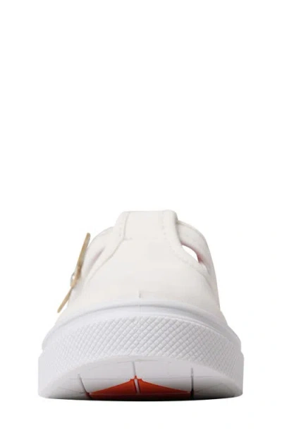 Oomphies Kids' Olivia Butterfly Sneaker In White