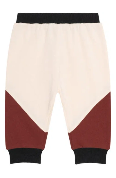 Pl Baby By Petit Lem Colorblock Top, Joggers & Beanie Set In Multi