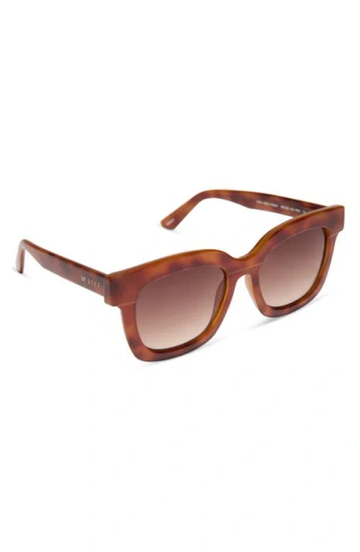 Diff 56mm Makay Square Sunglasses In Brown
