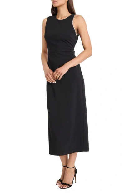 Donna Morgan Women's Jewel Detail Trim Dress In Black