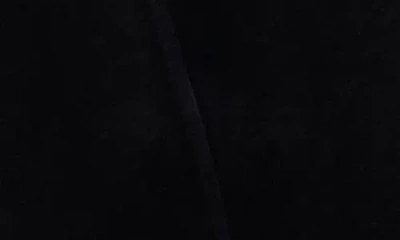 Donna Morgan Stretch Velvet Keyhole Cutout Dress In Black