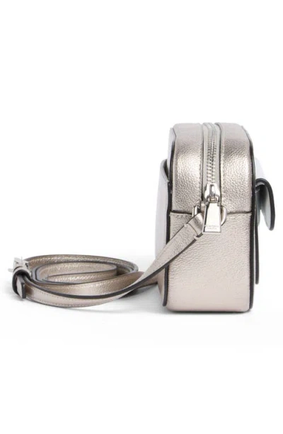 Kate Spade New York Ava Metallic Crossbody Bag In Silver