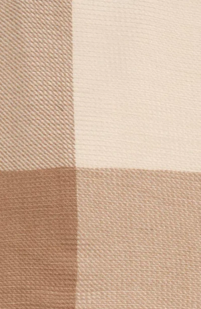 Modena Colorblock Scarf In Brown