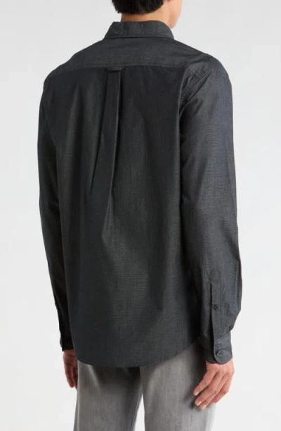 Quiksilver Smoke Valley Button Up Shirt In Black