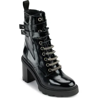 Dkny Phoebe Lug Sole Boot In Black