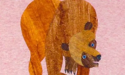 Baby Starters Brown Bear 2-piece Pajamas In Pink