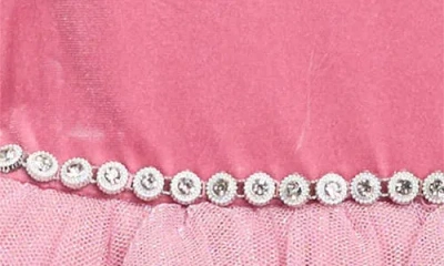 Zunie Kids' Bubble Velvet Party Dress In Pink