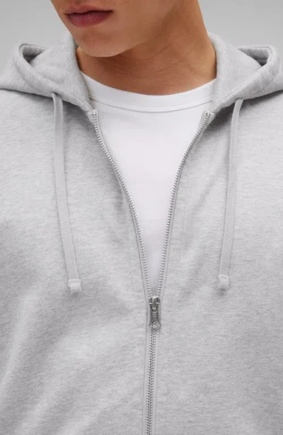 Reigning Champ Gray Midweight Terry Standard Zip Hoodie In 060 Hgrey