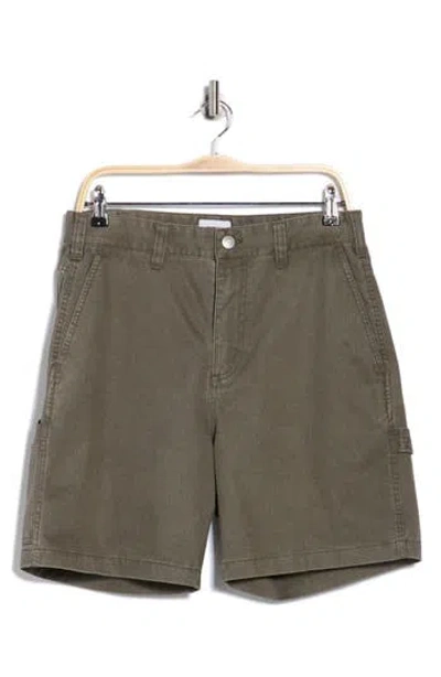 Obey Big Timer Carpenter Shorts In Green
