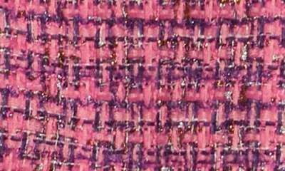 Area Stars Isla Tweed Shirt Jacket In Pink