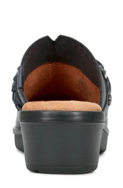 Easy Spirit Women's Penelope Braided Slip-on Mules In Black